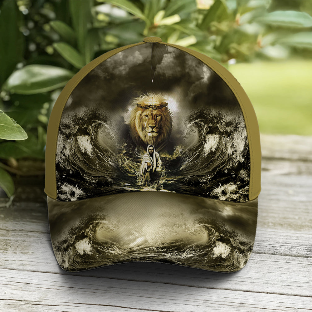 Jesus Lion Water Art Baseball Cap Lasfour CO0950