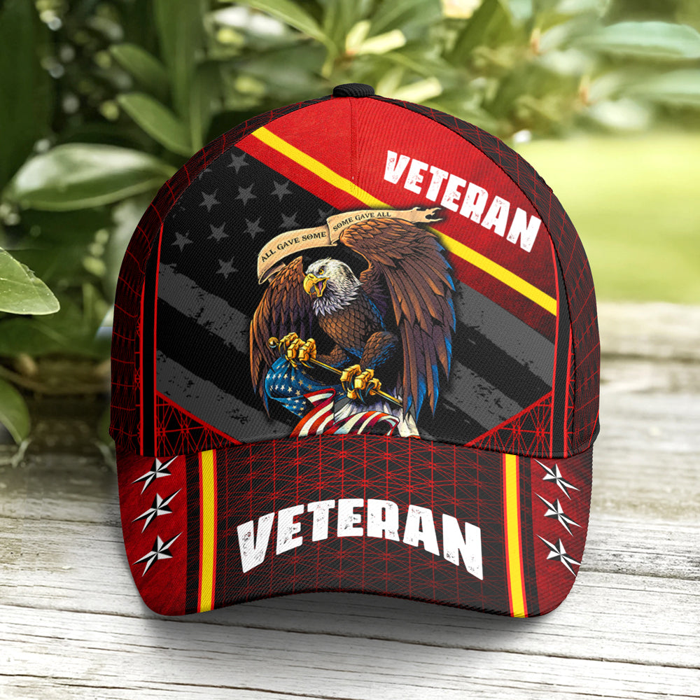 Veteran Eagle All Gave Some Baseball Cap Lasfour CO0685