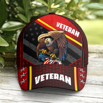 Veteran Eagle All Gave Some Baseball Cap Lasfour CO0685