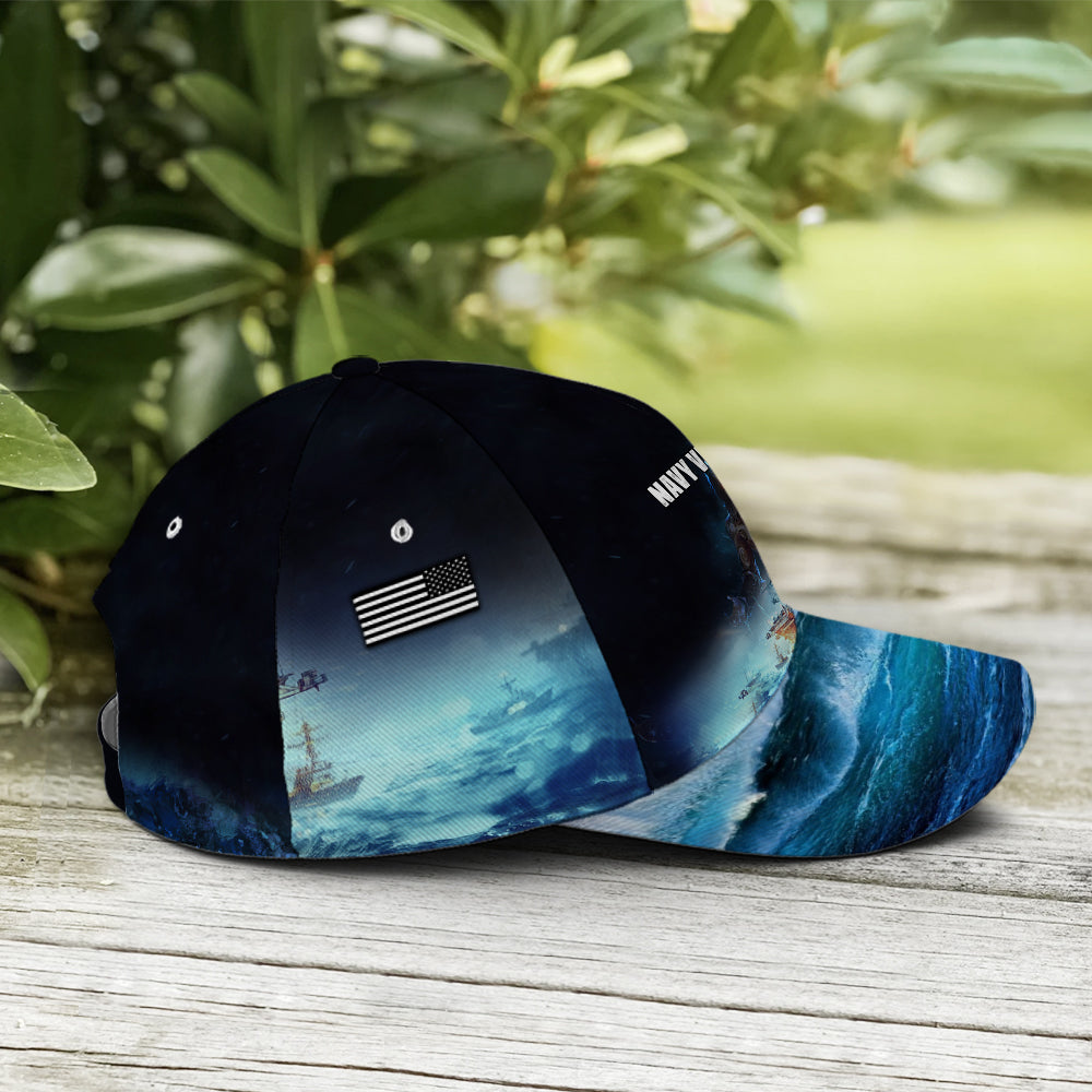 Poseidon Navy Veteran Baseball Cap Lasfour CO0693