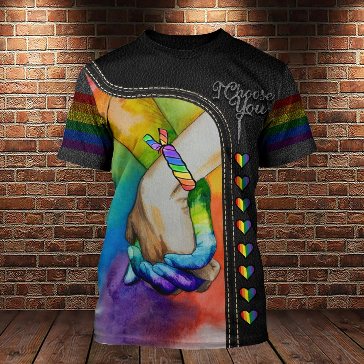 LGBT I Choose You 3D Shirts For LGBT Community, Bisexual Shirts For LGBT History Month LO0735