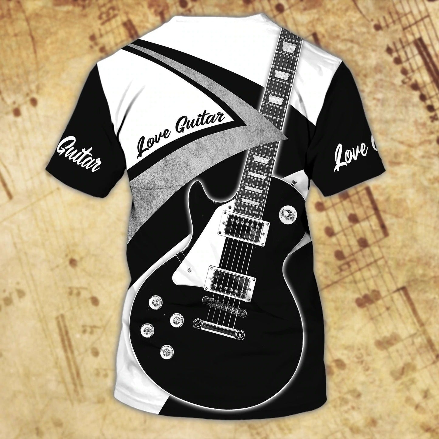 Personalized 3D Guitar Shirts Guitar Lovers, Sublimation Guitar Shirt With Name, Gift For Guitar Lover TO0202