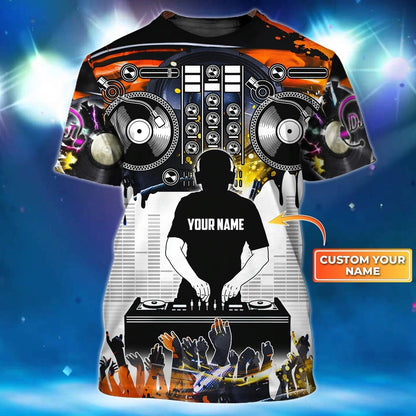 Customized 3D T Shirt For Deejay Man And Woman, Dj Shirt Full Print, Music Is My Drug, Present To Musican Dj Lovers TO0053