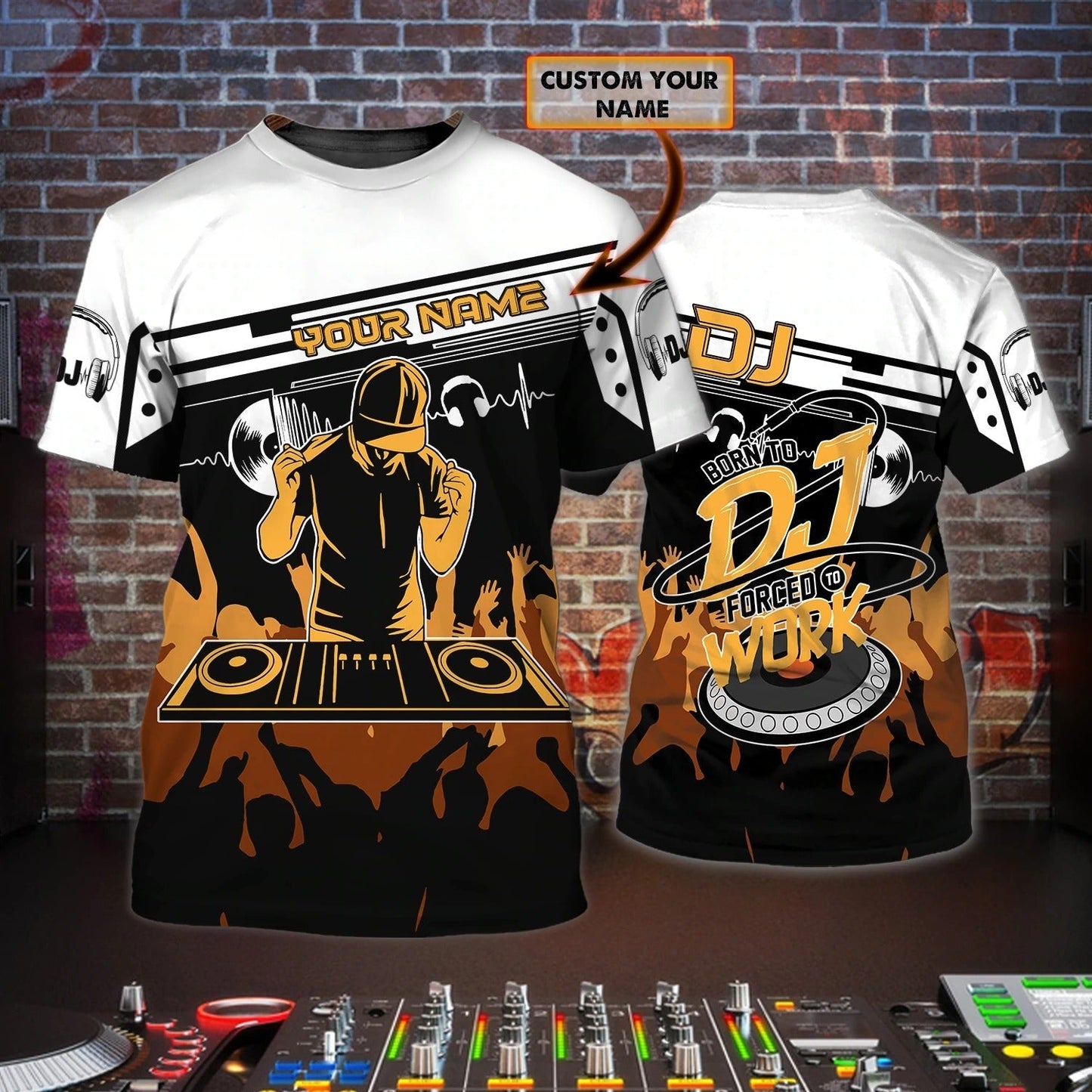 Personalized 3D Dj Tshirt, Djing Is Not A Fad, Djing Is A Culture Shirt, Music Tshirt, Gift For Musican, Dj Gift TO0678