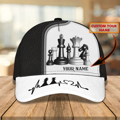 3D Classic Cap Chess Personalized Name Cap145 Lasfour CA1009