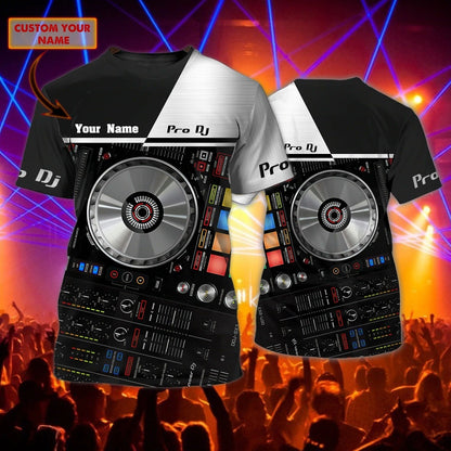 Personalized Let'S Go Party Dj 3D Tee Shirt For Men And Woman, Summer Travel Dj Shirt, Gift To A Disc Jockey TO0040