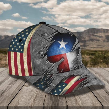 Personalized 3D Classic Cap Dont Mess With Texas, Texas 3D Baseball Cap, Texas Cap Hats CO0384