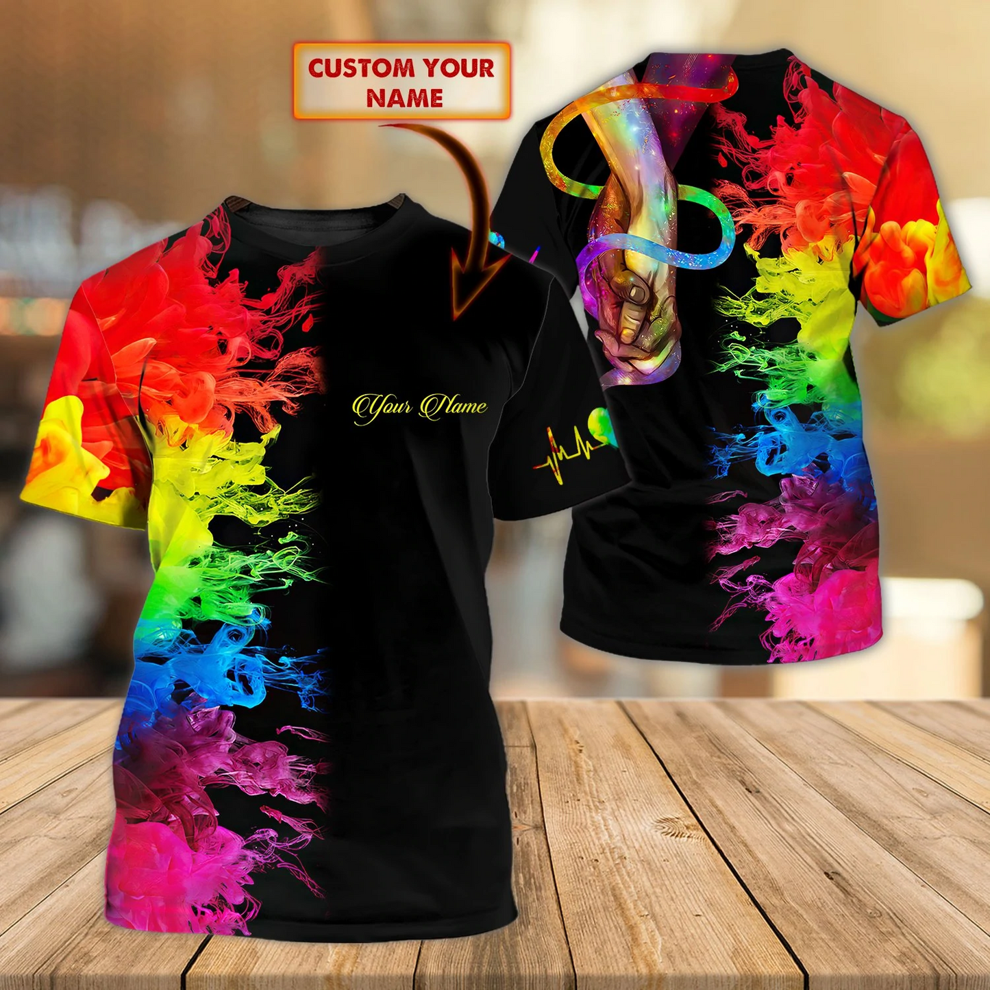 Personalization T Shirt Printed Full With Name, Gaymer Shirt For Pride Month, Lesbian Shirts LO0829