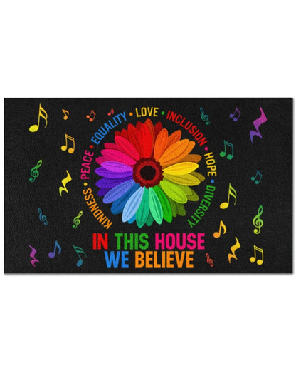 Pride Doormat, Home Decor Mat For Lesbian, Lesbian Gifts, Gift For Gay Couple, Lgbt Mat LO1223