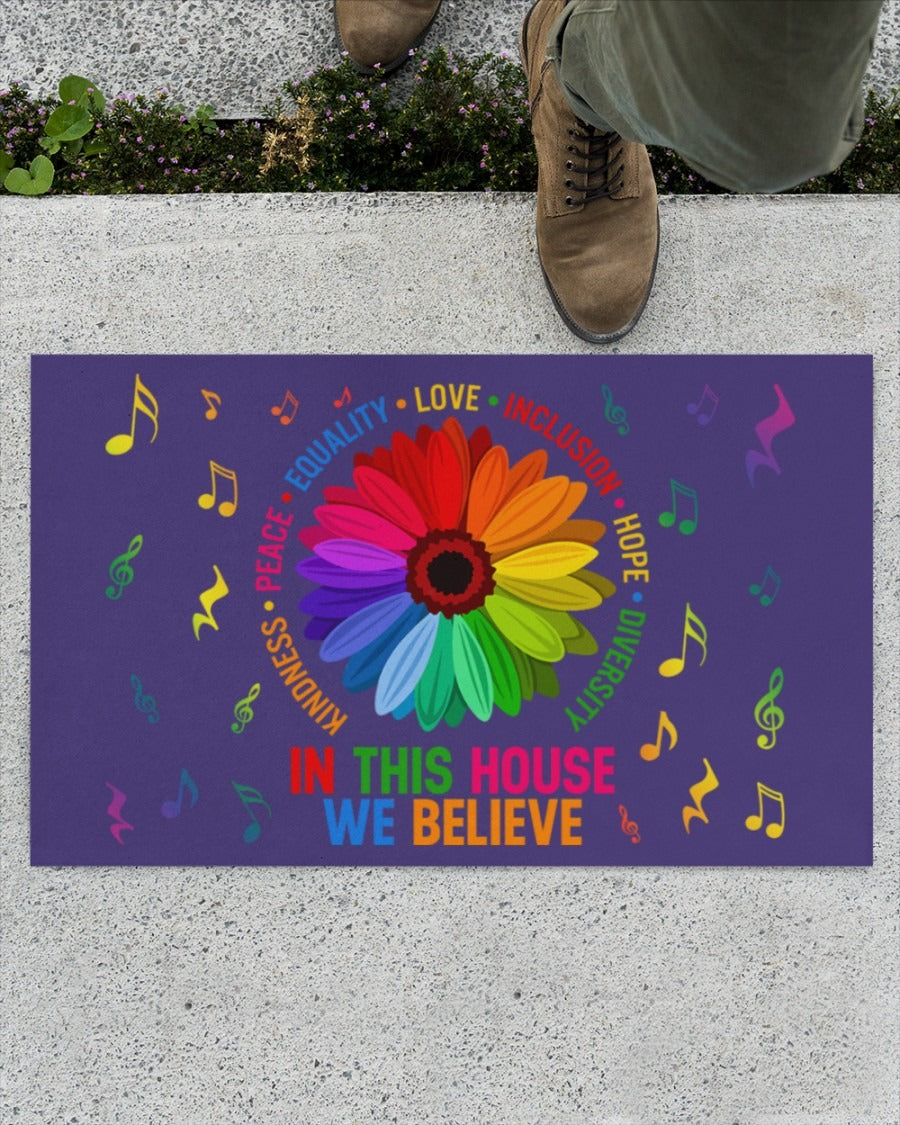 Pride Doormat, Home Decor Mat For Lesbian, Lesbian Gifts, Gift For Gay Couple, Lgbt Mat LO1223