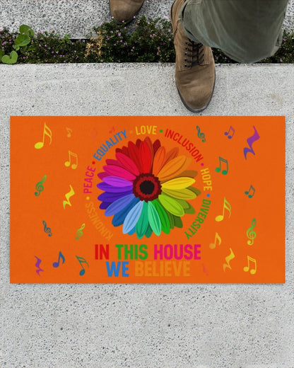 Pride Doormat, Home Decor Mat For Lesbian, Lesbian Gifts, Gift For Gay Couple, Lgbt Mat LO1223