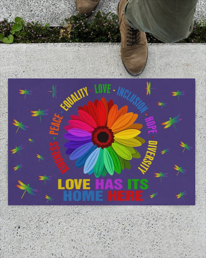 Doormat For Lesbian Home Decor, Pride Door Mat For Gay Man, Pride Gifts For Couple Gay, Gay Gifts LO1227