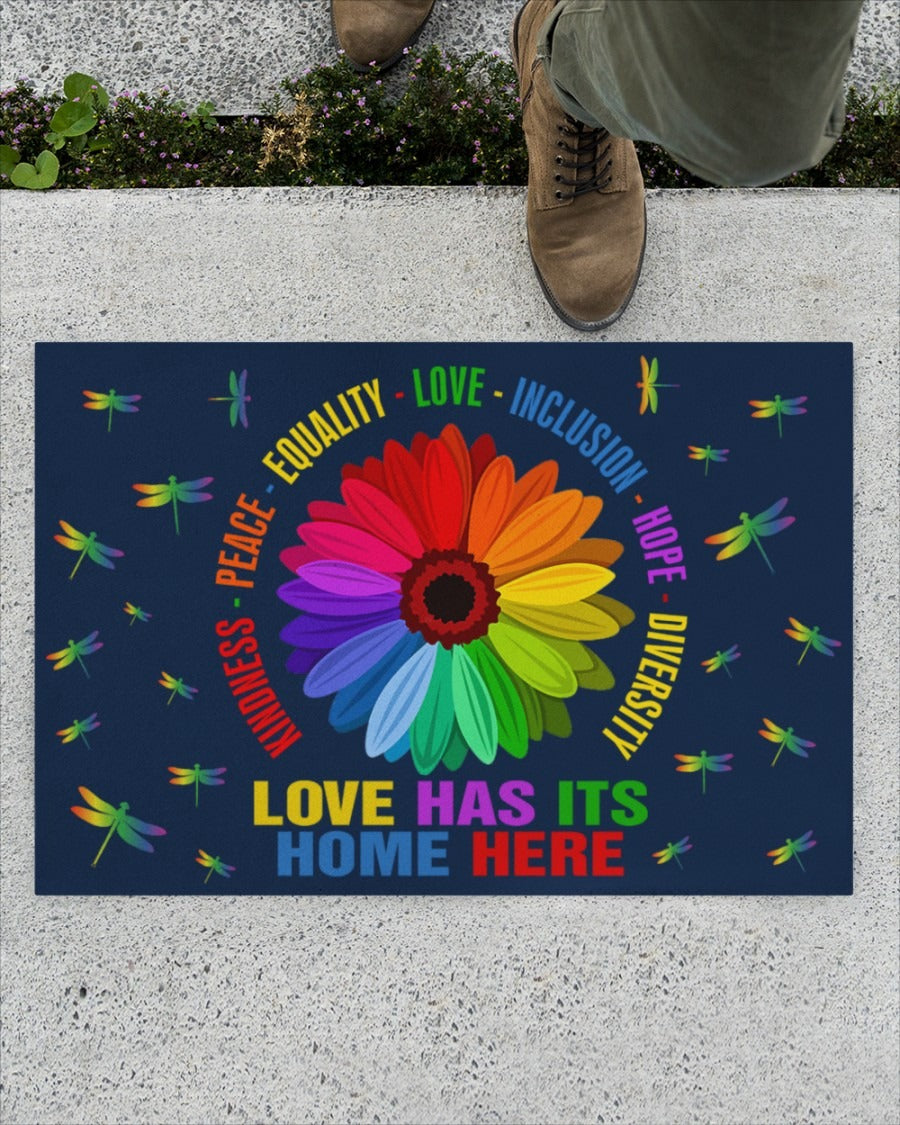 Doormat For Lesbian Home Decor, Pride Door Mat For Gay Man, Pride Gifts For Couple Gay, Gay Gifts LO1227