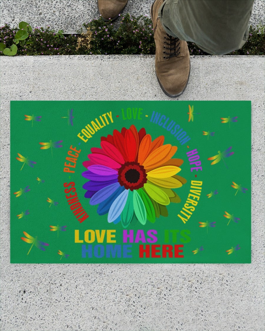 Doormat For Lesbian Home Decor, Pride Door Mat For Gay Man, Pride Gifts For Couple Gay, Gay Gifts LO1227