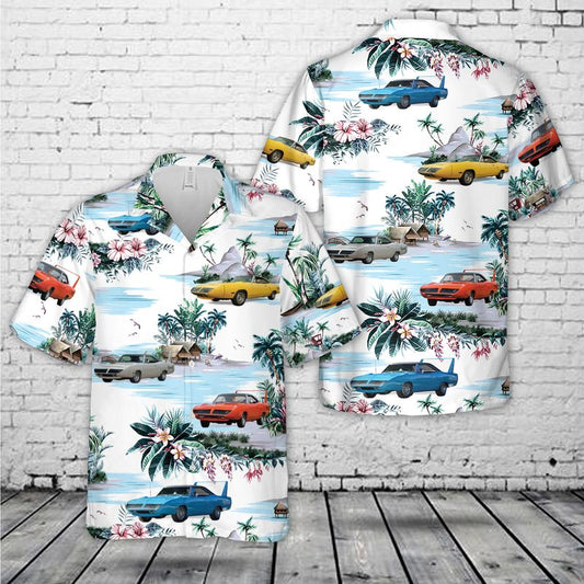 Plymouth Superbird Hawaiian Shirt, Classic Car Hawaiian Shirt , Car Lovers HO5566