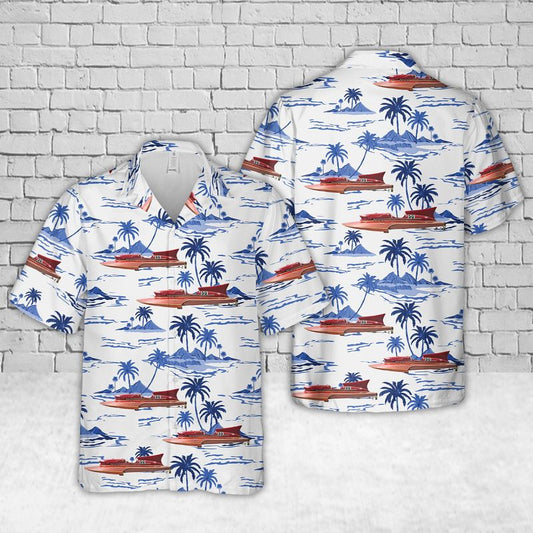 Ferrari Hydroplane 1953 Boat Hawaiian Shirt HO5573