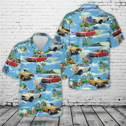 Datsun 510 Hawaiian Shirt, Classic Car Hawaiian Shirt, Gift for Car Lovers HO5608