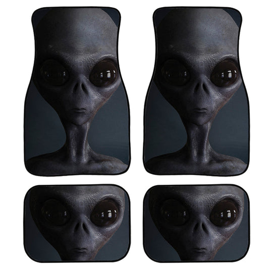 Scary Grey Alien 3D Print Front And Back Car Floor Mats, Front Car Mat SO0286