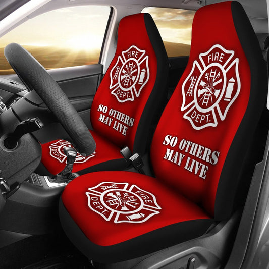 So Others May Live Firefighter Universal Fit Car Seat Covers SO0326