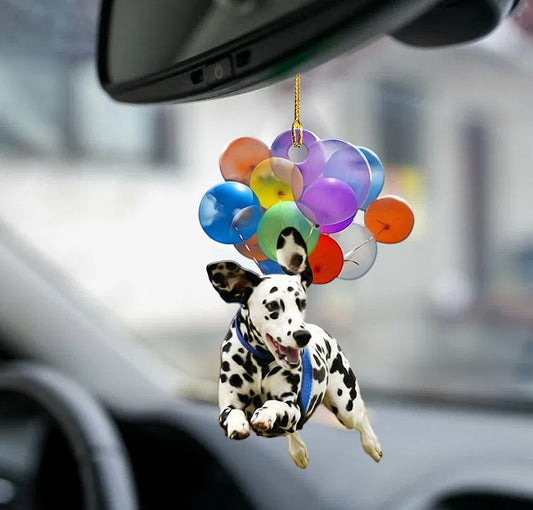 Dalmatian Dog Fly With Bubbles Car Hanging Ornament Dog Ornament Lasfour SO1492