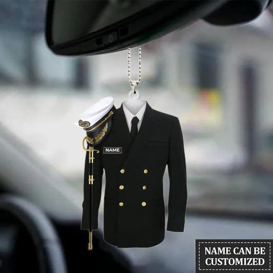 Personalized Navy Uniform Ornament OO0064