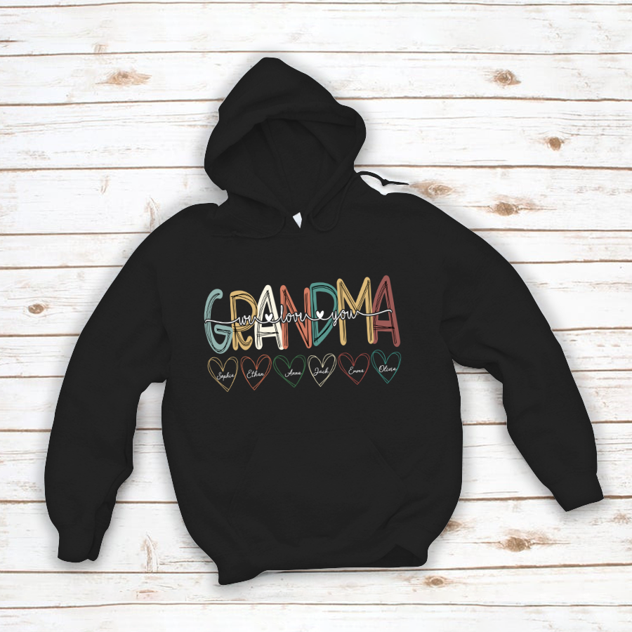 Grandma And Grandkids CL01 Hoodie MI0679