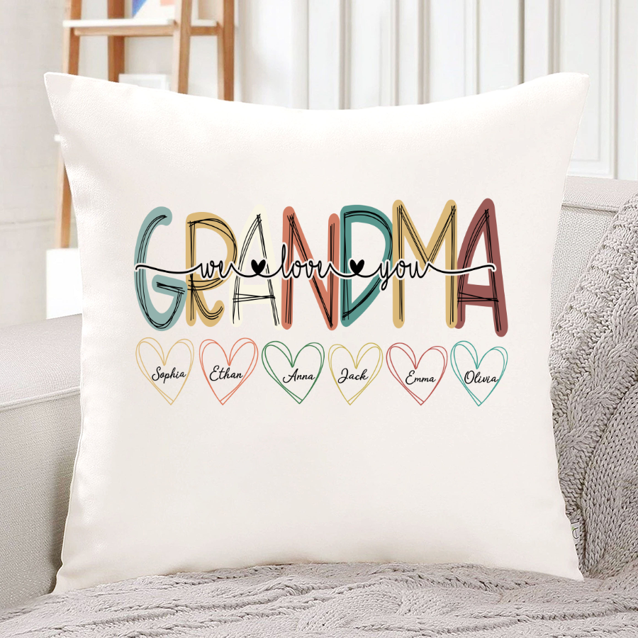 Grandma And Grandkids CL01 Indoor Pillow MI0672