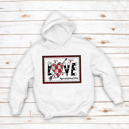 Love Gift for Grandma Valentine Hoodie MI0778