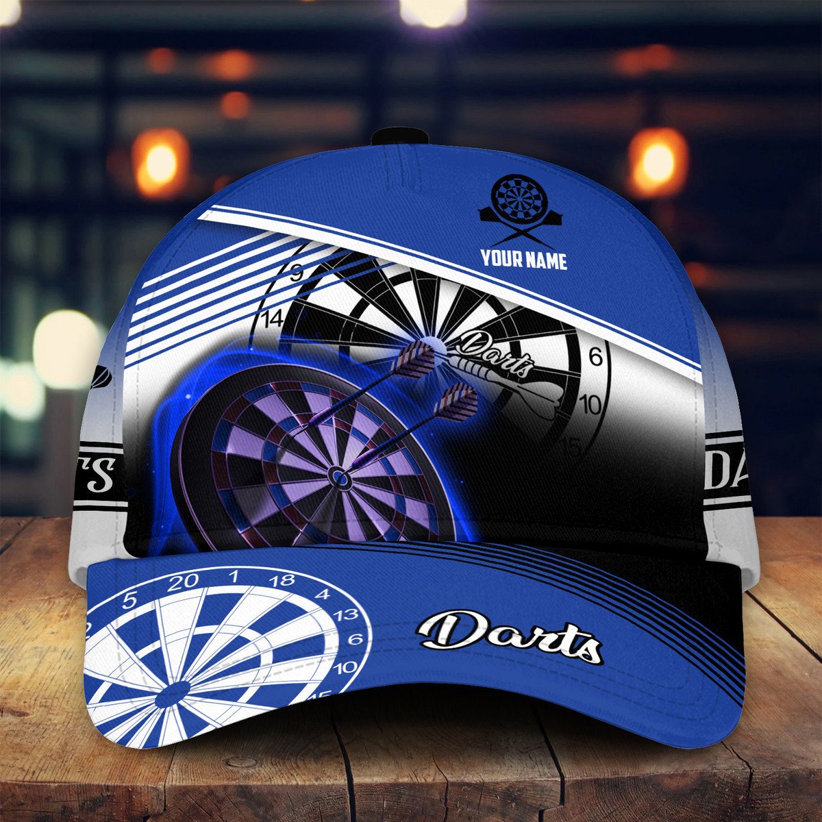 3D All Over Print Dart Multi Color Classic Cap, Baseball Cap for Man Women, Hat Dart Team CO0177