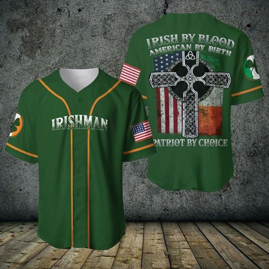 The Irishman Personalized Baseball Jersey, Patrick Day Shirt PO0056