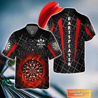 Addict Celtic Pattern Darts Hawaiian Shirt, Darts Hawaiian shirt for men, gift For Dart Team Player HO4187