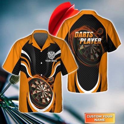 Happiness Is A Tight Three Some Personalized Name 3D Hawaiian Shirt For Darts Player HO4190