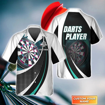 Happiness Is A Tight Three Some Personalized Name 3D Hawaiian Shirt For Darts Player HO4190