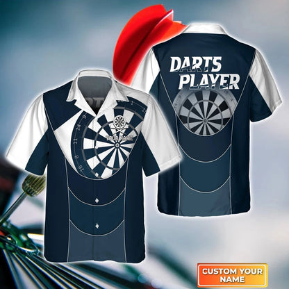 Throwing Bulleyes Dartboart Personalized Name 3D Hawaiian Shirt For Darts Team Player HO4188