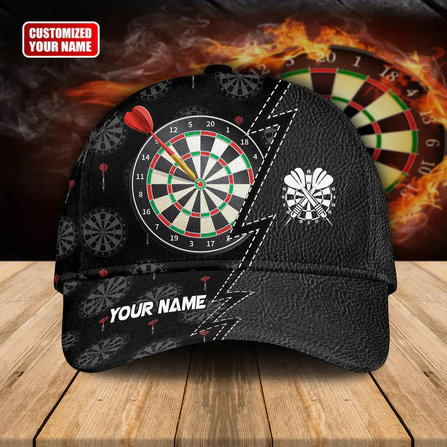 Personalized Name Darts Classic Cap, Gift for Dart Lover, Perfect Cap for Men Women CO0196