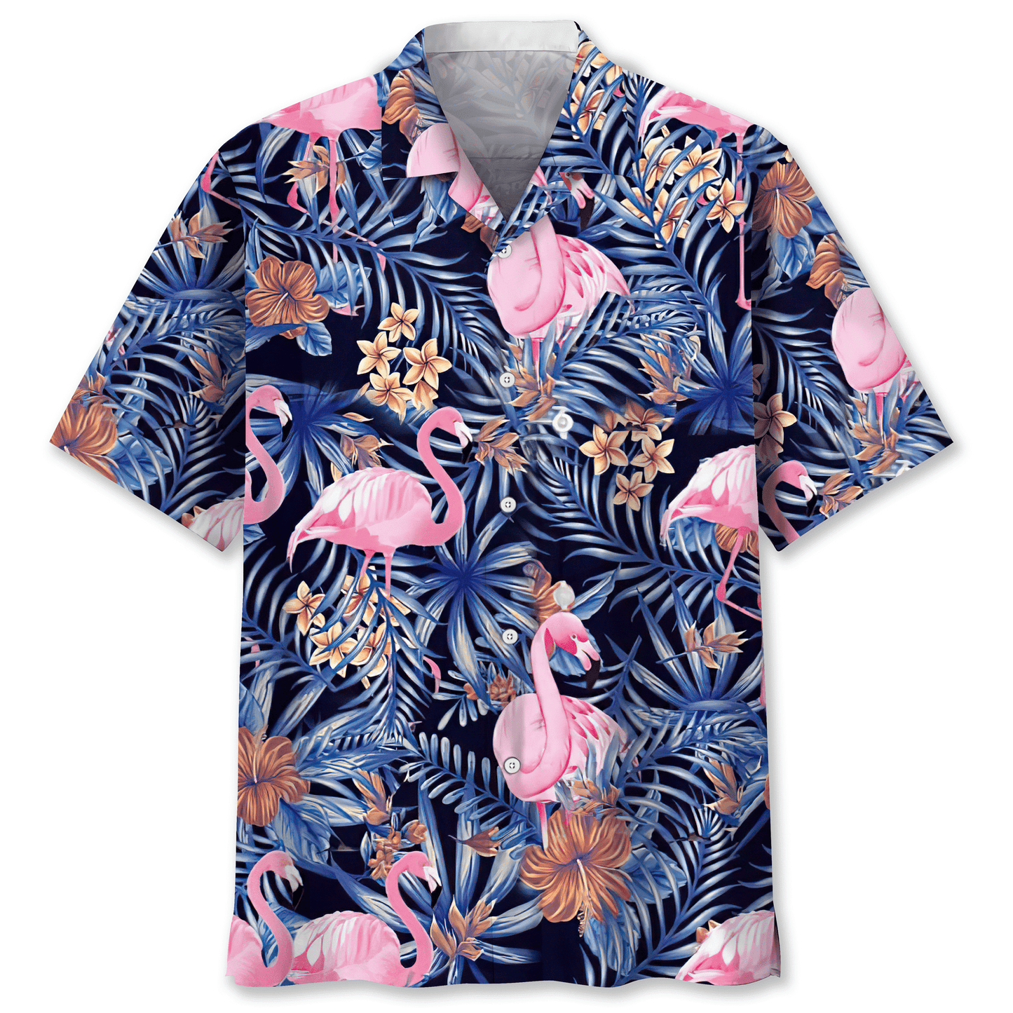 3D All Over Print Flamingo Hawaiian Shirt, Hawaii Beach Aloha Shirt for Men, Flamingo Shirt HO3736