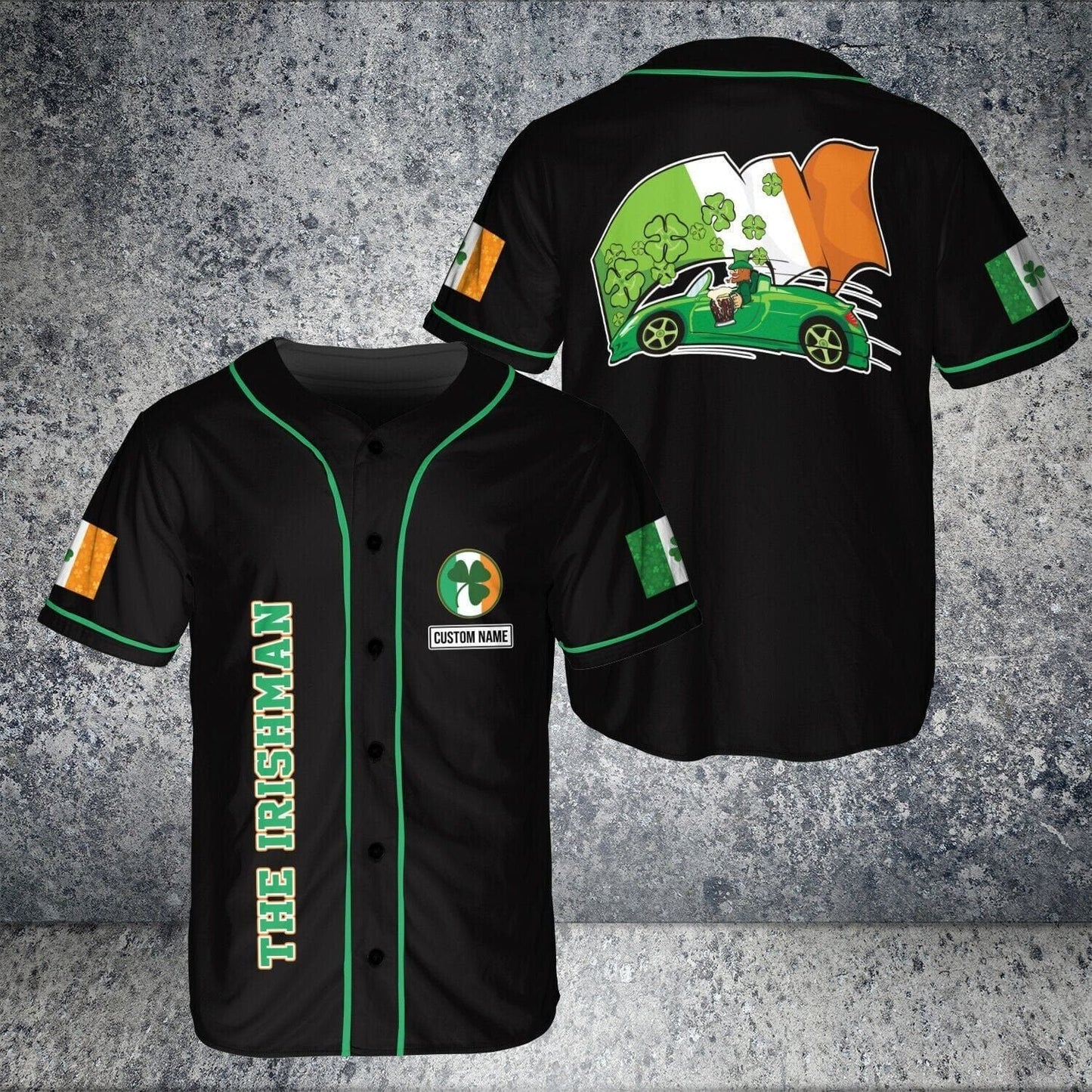 The Irishman Personalized Baseball Jersey, Patrick Day Shirt PO0056