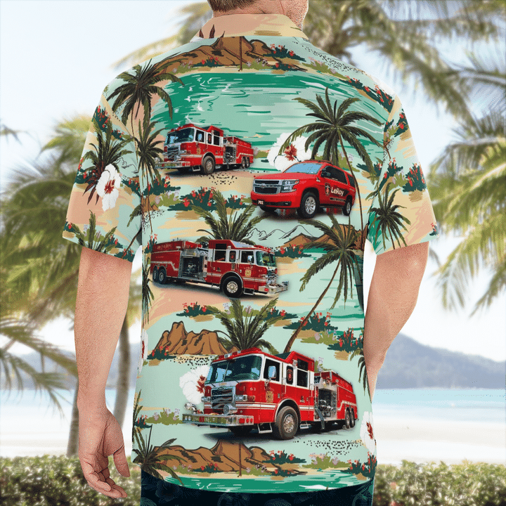 Leroy Fire Department, Le Roy, New York Hawaiian Shirt HO0625