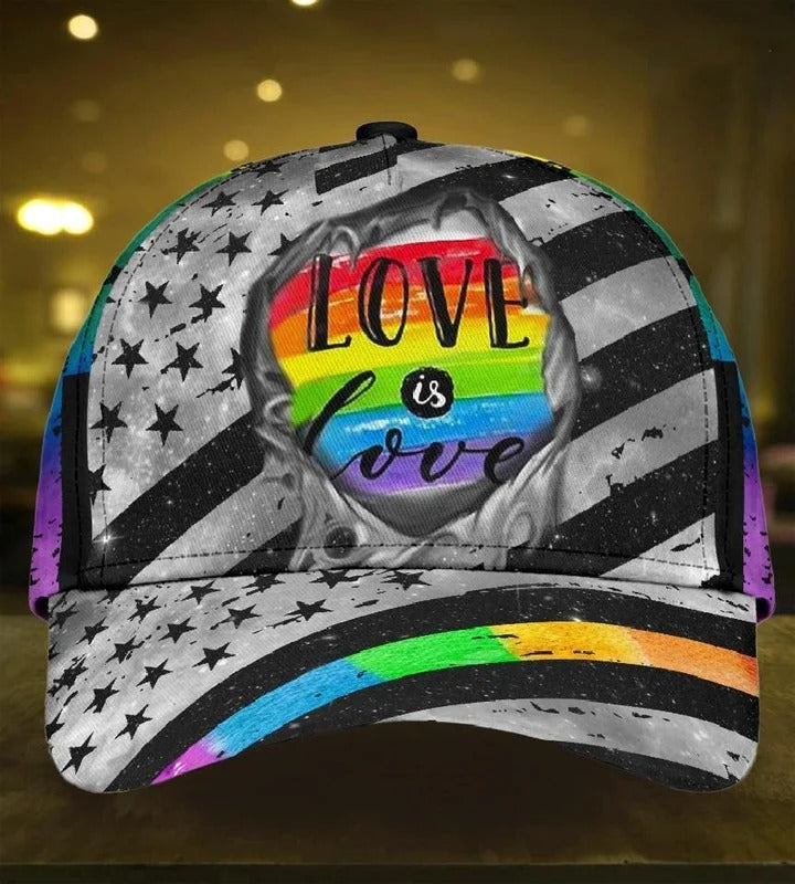 Pride Cap For LGBTQ, LGBT Printing Baseball Cap Hat 404 Not Found, All Over Print 3D Gay Lesbian Cap CO0323