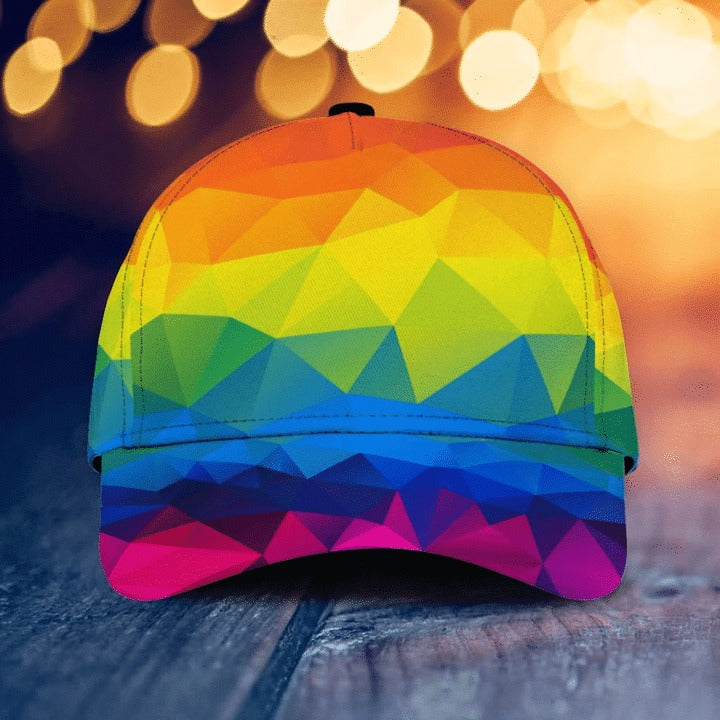 Pride Cap For LGBTQ, LGBT Printing Baseball Cap Hat 404 Not Found, All Over Print 3D Gay Lesbian Cap CO0323