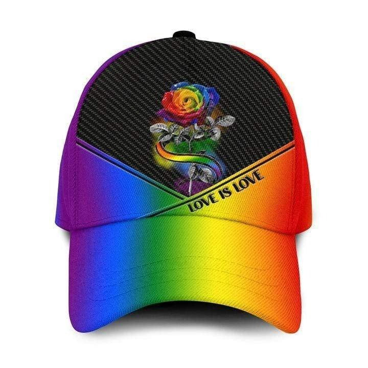 Skull Lgbt Pride Cards All Over Printing Baseball Cap Hat Lgbt Accessories CO0313