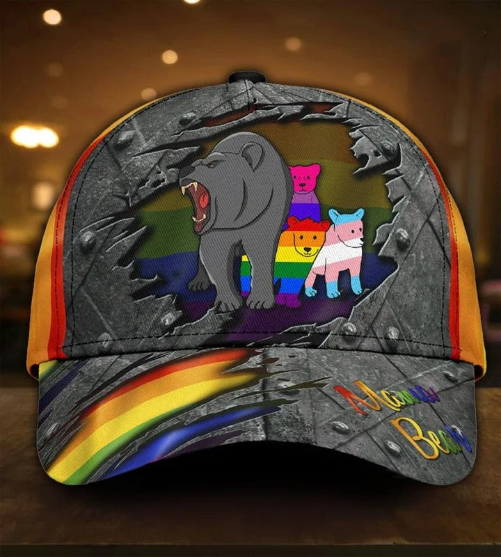 Pride 3D All Over Printing Baseball Cap, Reaper Show Up LGBT Classic Cap, LGBT Pride Accessories CO0283