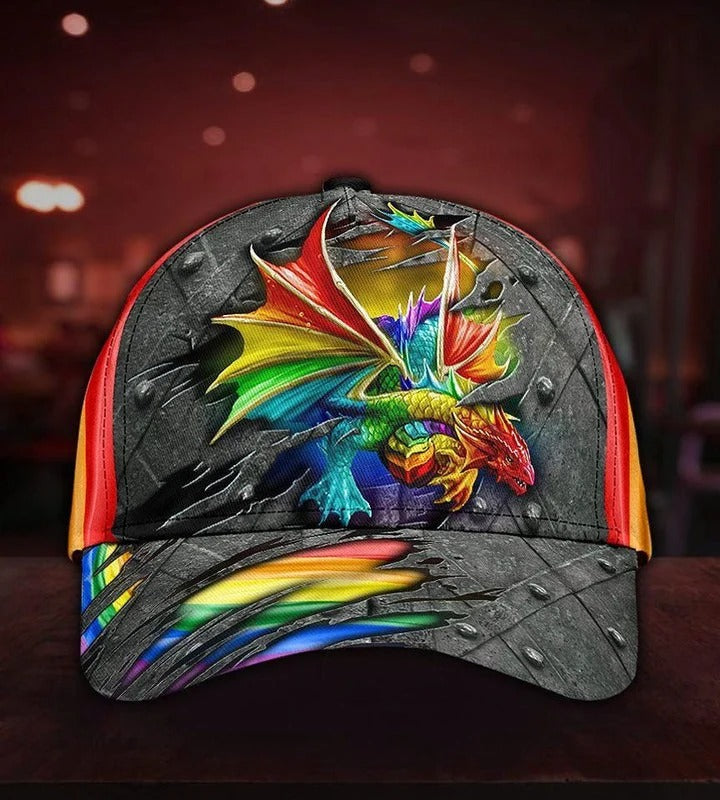 3D Pride Baseball Cap Abstract LGBT Unicorn Love Is Love Printing Baseball Cap Hat, Pride Cap CO0250