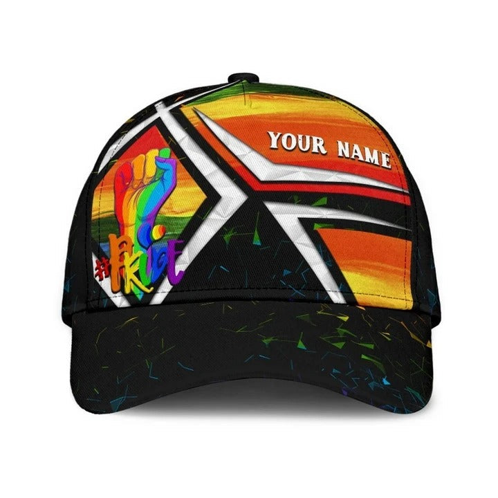 Personalized Lgbt Baseball Cap Hat, Pride Love Wins Lgbt 3D All Over Printing Classic Cap Hat CO0227