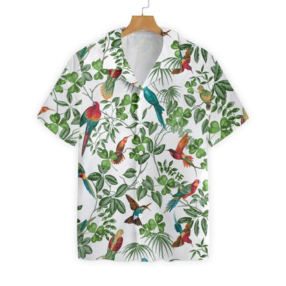 Celtic cross Irish St. Patrick's Hawaiian Shirt, Shamrock Shirt, Irish Day Hawaiian Shirt PO0085