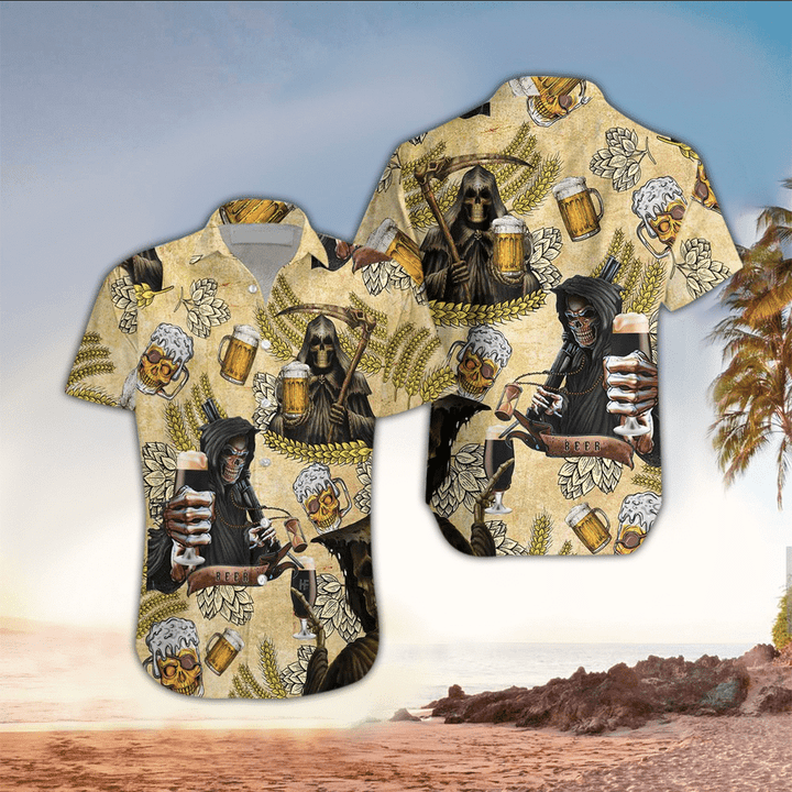 Beer Hawaiian Shirt, Mens Hawaiian Shirt For Beer Lover, Hawaiian shirt for men HO2932