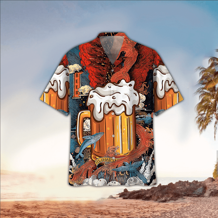 Beer Aloha Hawaii Shirt, Perfect Hawaiian Shirt For Beer Lover HO3443