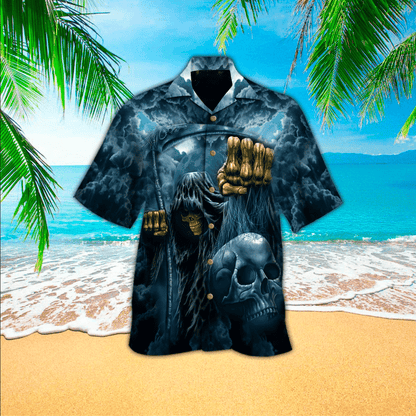 Skull Hawaiian Shirt, Gift For Skull Lovers, Hawaiian shirt for Men, Women, Adult HO2925