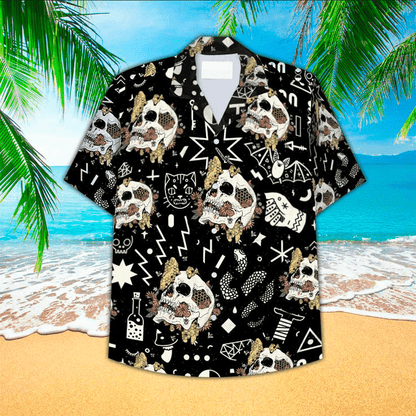 Skull Aloha Hawaii Shirt, Perfect Hawaiian Shirt For Skull Lover HO2926