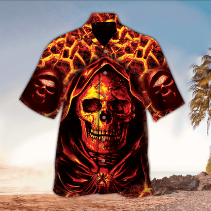 Skull 3D All printed Hawaii Shirt, Perfect Hawaiian Shirt For Skull Lover, Hawaiian shirt for men HO2929